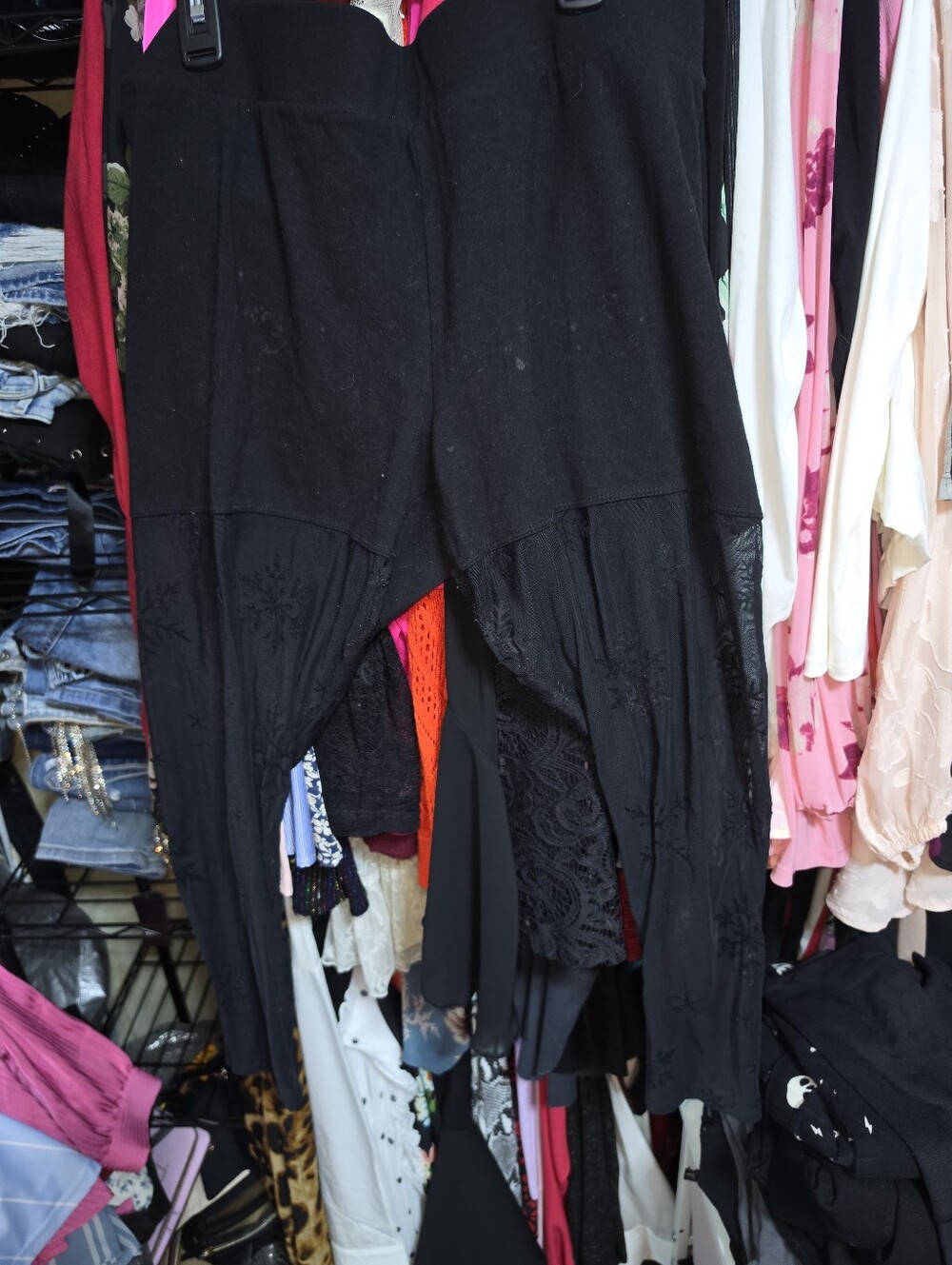 Torrid Snowflake Flock Leggings 2x